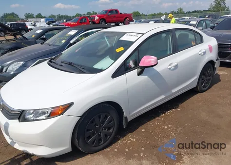 2012 Honda Civic Lx from USA, damaged, VIN 19XFB2F58CE061059